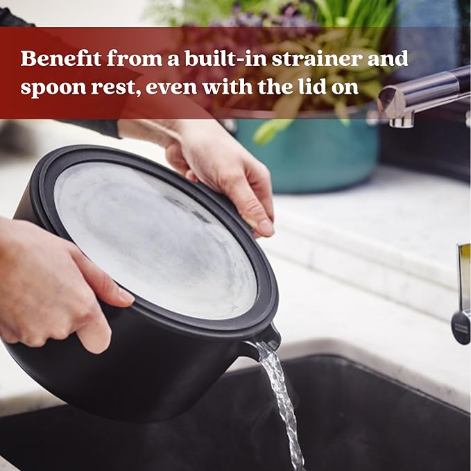 Alva Neat 5-Piece Nesting Cookware Set – Stackable Nonstick Pots & Pans with Universal Lids, Space-Saving Design for Apartments, RVs & Compact Storage - Save 50% Cabinet Space