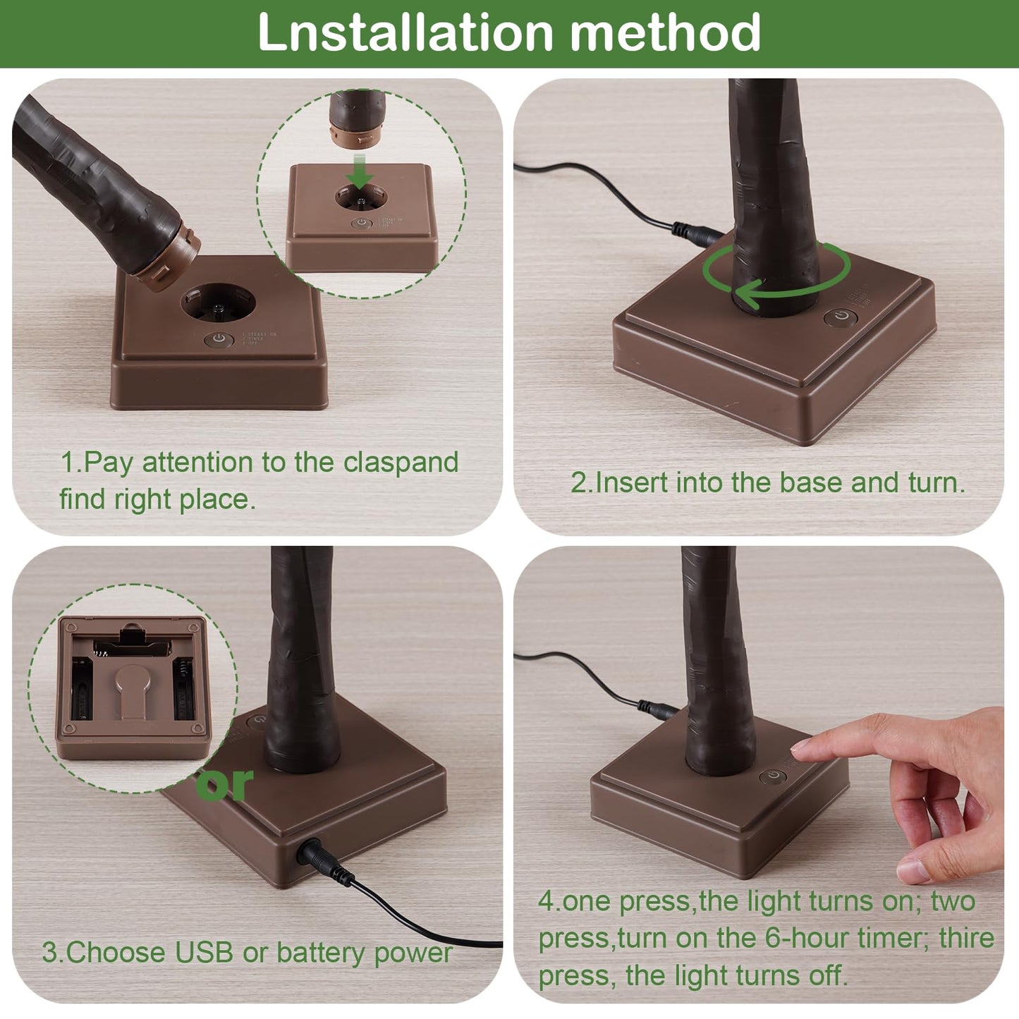 PXBNIUYA 72 LED Artificial Lamp with Timer, DIY Christmas Tree Lights, USB/Battery Powered Desktop Bonsai Tree Pine Needles, Fairy Light Spirit Tree for Indoor Table Home Wedding Bedroom-Warm White