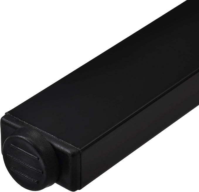 Harper & Bright Designs 4-Piece Dining Table Set, 60.2" L Solid Wood Dining Table with 3 Stools and Metal Frame for Kitchen Dining Room, Antique Brown + Black