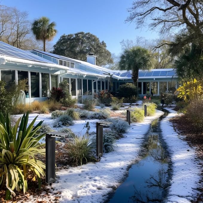 Solar Pathway Lights 2Pack, Waterproof Bright LED Modern Decorative Path Light for All Outdoor uses Backyard, Walkway, Landscape, Driveway, Lawn, Patio, Garden Yard. 2 Brightness Modes (Cool White)