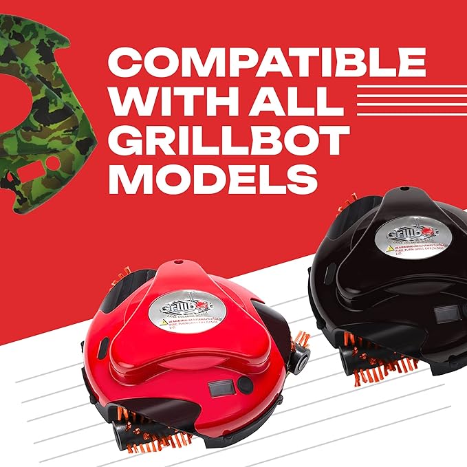 Grillbot Silicone Covers, Ultimate Protection for Your Robotic Grill Cleaner - Durable, Heat & Weather Proof, Easy-to-Use Grillbot Skin