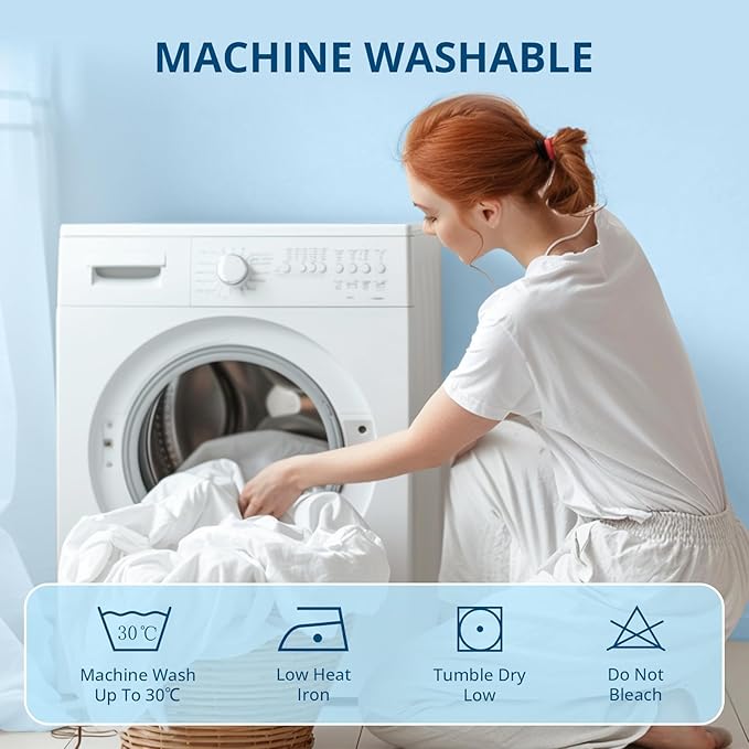 YUGYVOB Mattress Pad Extra Thick, Cooling, and Breathable King Mattress Topper 8-21" Deep Pocket Soft Down Alternative Fill