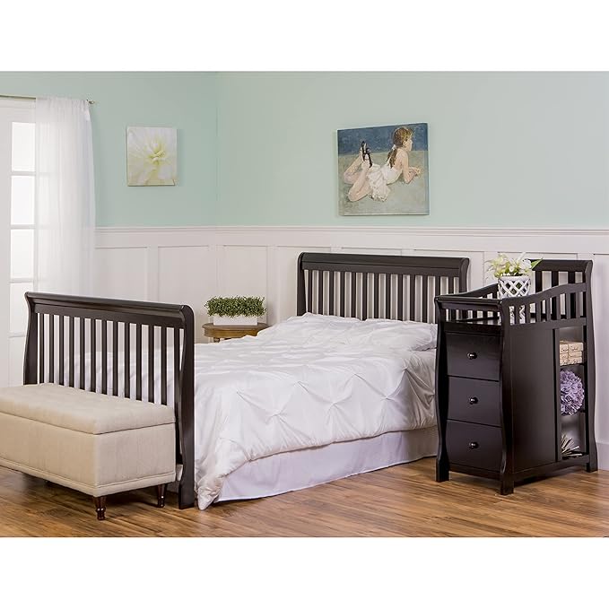 Dream On Me 5 in 1 Brody Convertible Crib with Changer