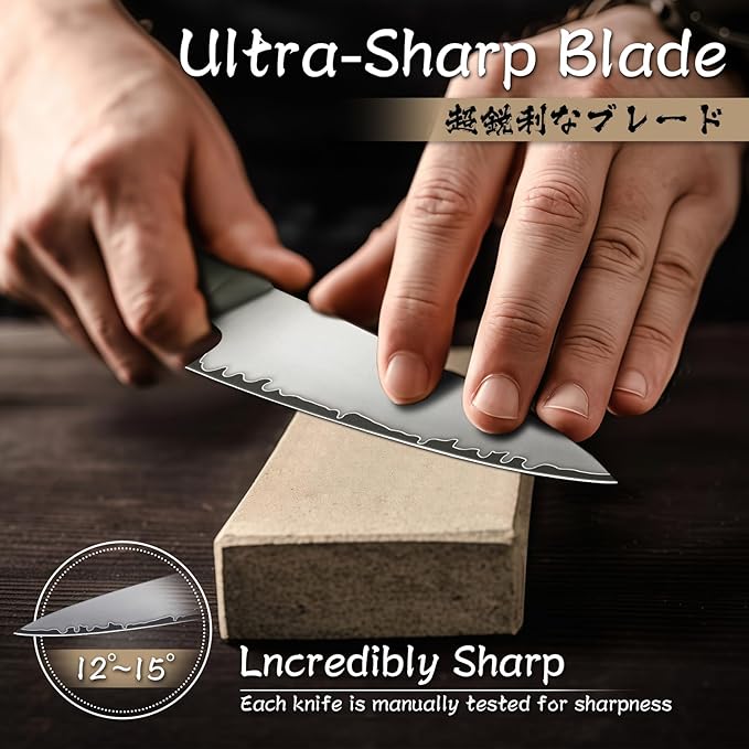 Purple Dragon Kitchen Utility Knife 5.1 Inch, Vg10 Steel Ultra Sharp Blade, Small Kitchen Fruit Paring Knife with Ergonomic Wooden Handle, Gift Box