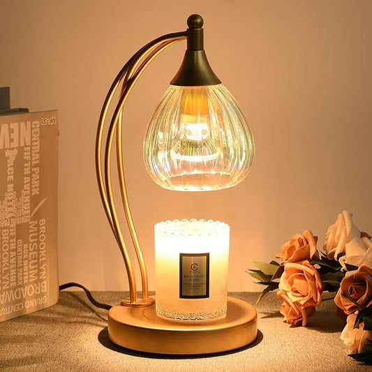 Candle Warmers for Jar Candles - Wax Melt Warmer with Timer Dimmer - Cozy Room Decor Aesthetic Home Gifts for Housewarming - 2 Bulb