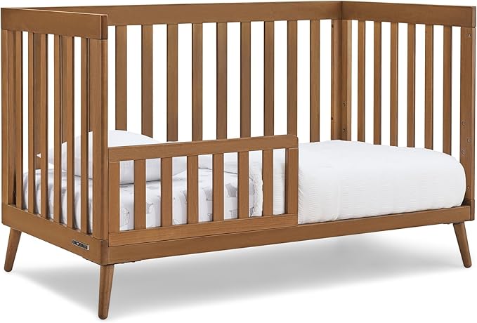 Delta Children Essex 4-in-1 Convertible Crib - Greenguard Gold Certified, Chestnut