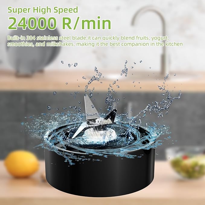 BioloMix Blender and Food Processor Combo, 700W Portable Juicer, Personal Blender, Meat Grinder, Food Processor, Coffee Spice Grinder, Meat Chopper, Smoothies, Fruits Mixer