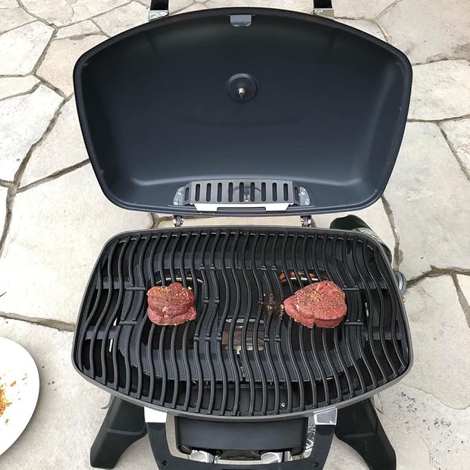 Cast Iron Grill Grates for Napoleon Gas Grill All TravelQ 285 Series, Napoleon Pro285x, PRO285X-BK, PRO285, PRO285-BK, TQ285X, TQ285X-1, TQ285X-BL, Napoleon Travelq Pro 285 accessories,Non-Stick,2PCS