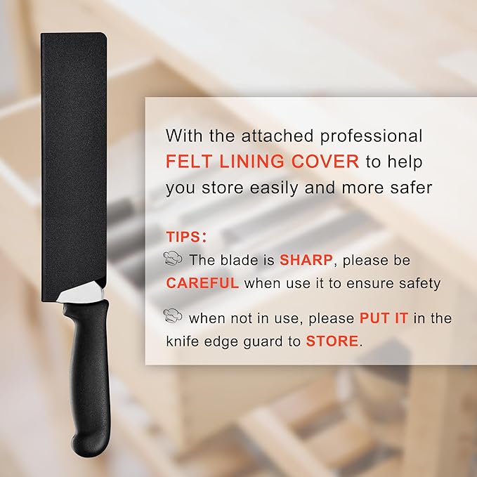 9 Inch Offset Serrated Bread Knife, Wavy Edge knife, High Carbon Stainless Steel Multi-Purpose Kitchen Knife for Homemade Bread, Crusty Breads, Cake, Bagel