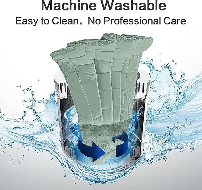 EASELAND Queen Size Mattress Pad Pillow Top Mattress Cover Quilted Fitted Mattress Protector 8-21" Deep Pocket Cooling Mattress Topper (60x80 Inches, Pale Aqua)