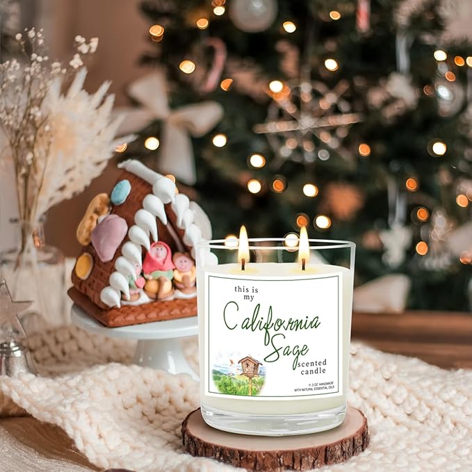 4 Pack Candles for Home Scented, 2-Wick Large Jar Soy Scented Candles, Aromatherapy Candle Gifts Set for Women, 360 Hour Long Lasting Lavender Candle Set, Birthday Gifts for Women