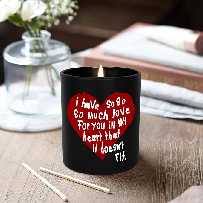 OASSIE Anniversary Wedding Gifts for Him - Long Lasting Vanilla Lavender Candles 10 oz - Birthday Gifts for Couple Him Her Boyfriend Girlfriend Husband Wife, Birthday Presents for Men Women