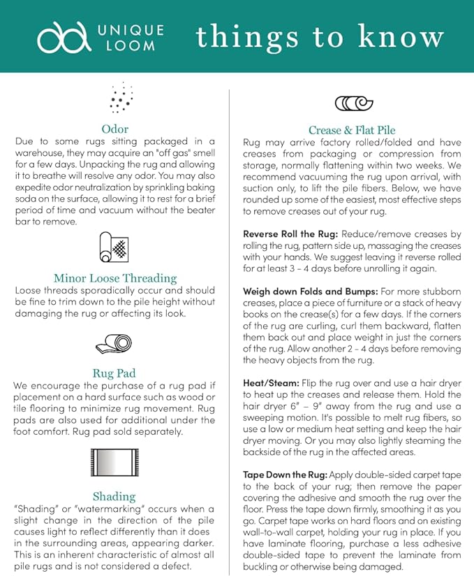 Unique Loom Outdoor Border Collection Area Rug - Soft Border (9' x 12' Rectangle, Brown/ Ivory)