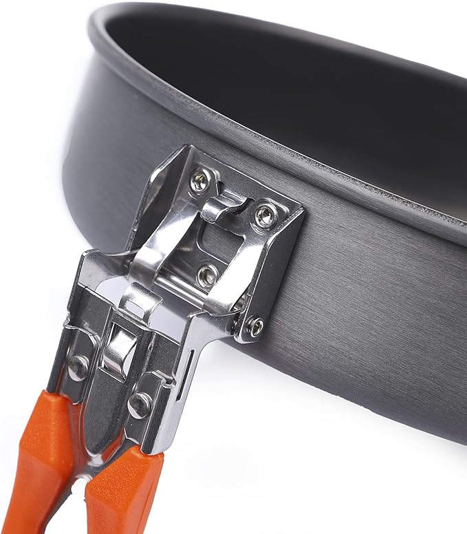 Fire-Maple 7.6 Inch Camping Frying Pan w/Nonstick Coating | Durable Lightweight Camping Skillet for Cooking Egg Steak | Outdoor Kitchen Equipment Gear | Portable Backpacking Cooking Pan