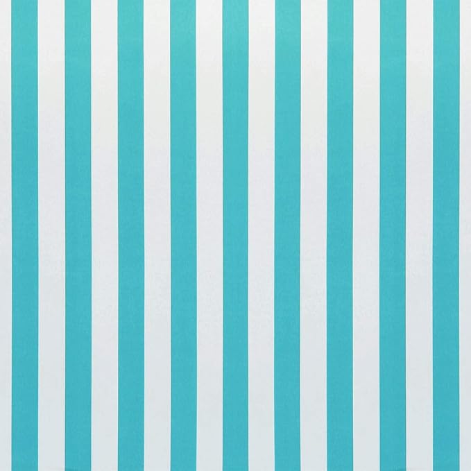 RSH DECOR: Tufted Adirondack Chair Cushion | 42.5” x 21” | All-Weather Spun Fabric | Water and Fade-Resistant | Outdoor Cushion for Patio Furniture | Cancun & White Stripe