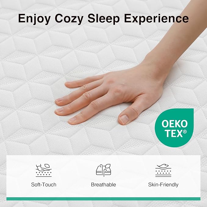 Novilla 12 Inch Full Size Mattress, Full Memory Foam Mattresses in a Box with High-Density Support Foam for Back Pain & Pressure Relief with Contoured Comfort & Motion Isolation Medium Firm Feel