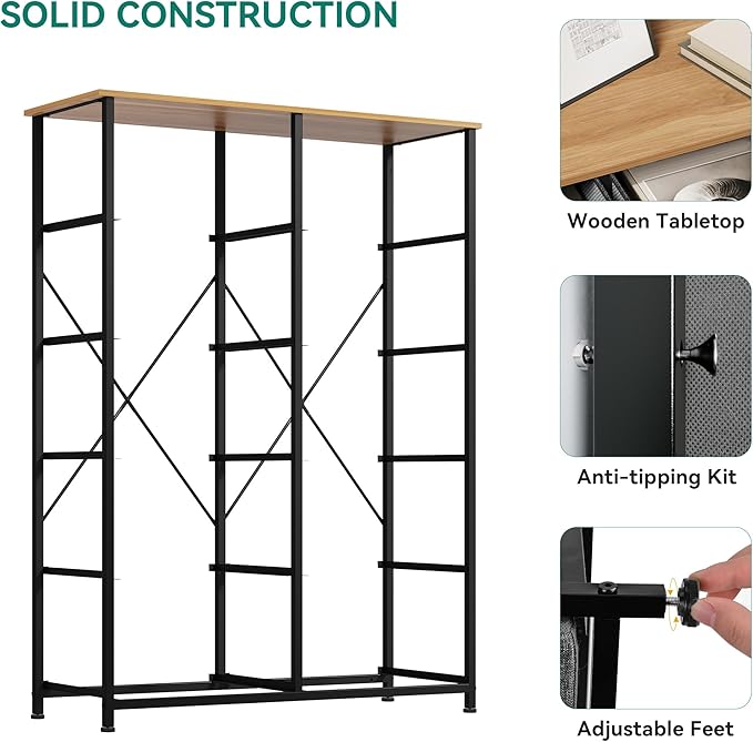 YITAHOME 10 Drawers Dresser, Fabric Dresser, Fabric Storage Tower, Organizer Unit for Bedroom, Living Room, Hallway, Closets