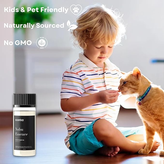 Hotel Diffuser Oil Inspired by The Nobu Hotel Scent - 50 mL 1.69 fl oz - Fragrance Oil Blend Jasmine, Lilly, Sandalwood & Fresh Citrus for Ultrasonic & Cold Diffusers - Nobu Essence