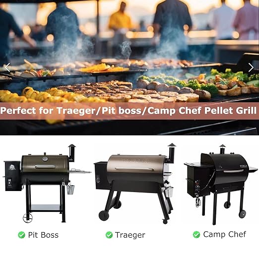 Chimney Insulation Wool Replacement Parts, Heat Resistant Gasket for Traeger and Pit Boss and Camp Chef Pellet Grill