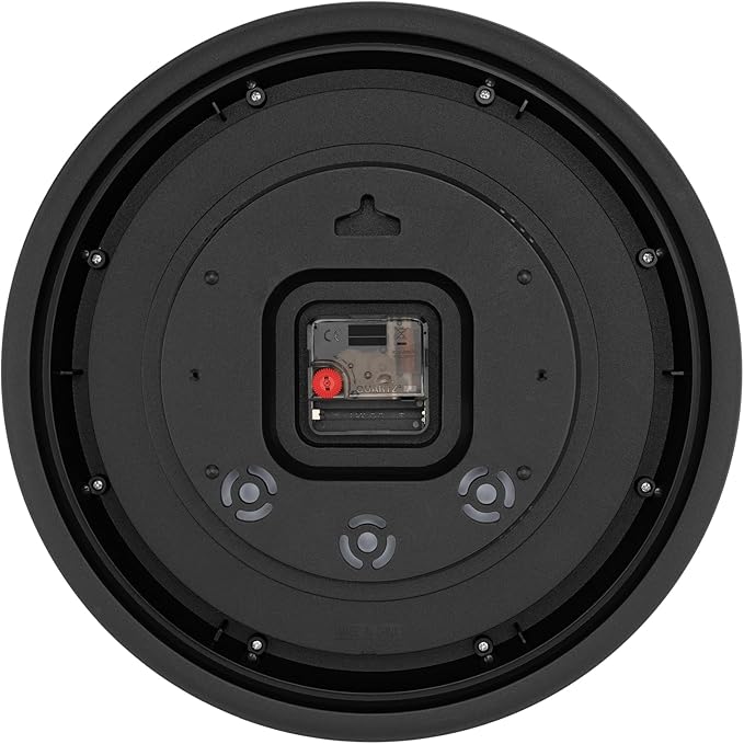 Foxtop 14 Inch Wall Clock Battery Operated Silent Non-Ticking Round Classic Vintage Retro Wall Clock Decorative for Living Room Kitchen Home Office (Bronze)