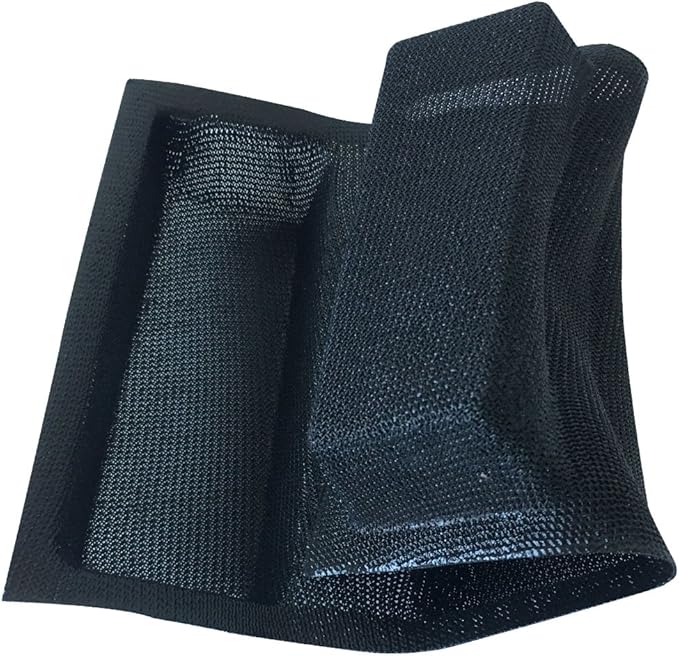 Mesh Silicone Bread Forms Square Shape Bread Molds Non Stick Bakery Tray Silicone Coated Fiber Glass Loaf Crusty Bread Bakeware For Small Toaster Oven