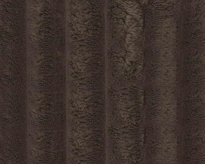 Signature Design by Ashley Top Tier Rocker Recliner, Pull Tab Recliner, Fabric Upholstery, Attached Foam Cushions, 50" W x 40" D x 41" H, Dark Brown