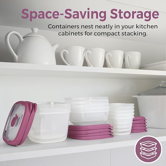 12 oz Plastic Soup Freezer Containers With Lids Reusable, Airtight Microwave Food Storage Container For Meal Prep Home-Made Soup To Go, Dishwasher Safe, Steam Vent Lids BPA-Free - 1.5 Cup - Set of 4