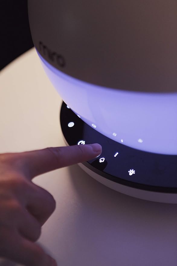 MIRO-NR08M Completely Washable Modular Sanitary Humidifier, Large room, Easy to Clean, Easy to Use, Luma Touch - Premium Cool-Mist Humidifier. Touch Control Colorful LEDs, Powerful humidification