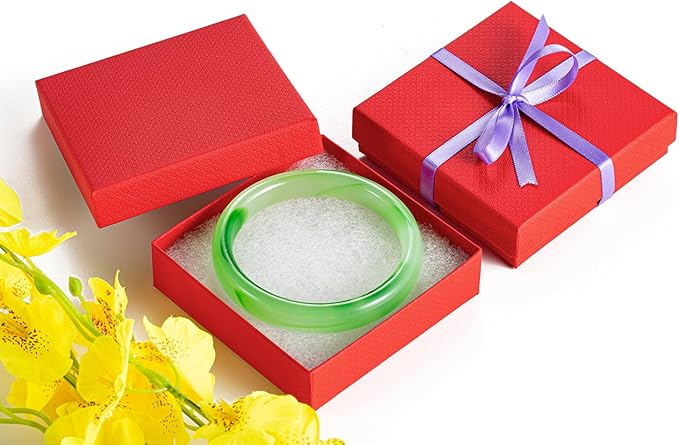 GEFTOL Jewelry Gift Boxes 40 Pack 3.5x3.5x1 Inch Cardboard Jewelry Boxes,Small Gift Boxes for Jewelry Earrings Necklaces Handmade Bangles Bracelets(Red)