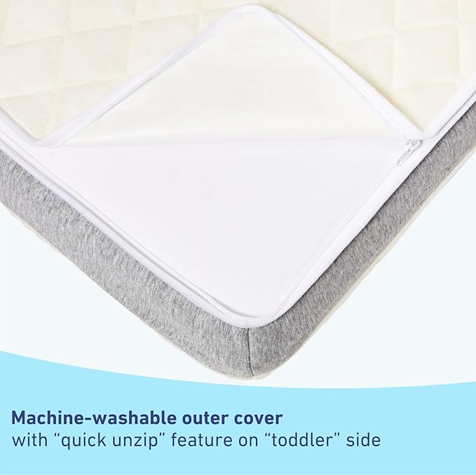 Graco Ultra Dual-Sided Crib Mattress & Protector Value Bundle (1-Pack) – Includes GREENGUARD Gold Certified Crib Mattress, GREENGUARD Gold Certified Waterproof Protector