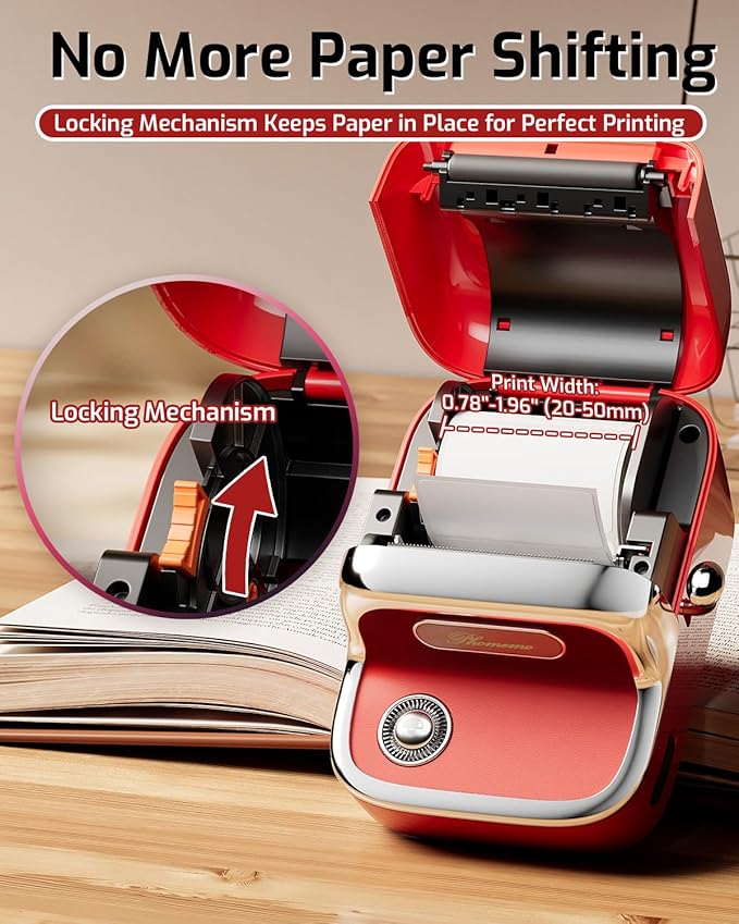 Phomemo Label Maker Machine with Tape, Upgrade M150 Thermal Label Printer, 2 Inch Bluetooth Label Maker for Barcode, Small Business, Home, Office, Compatible with Phone & PC