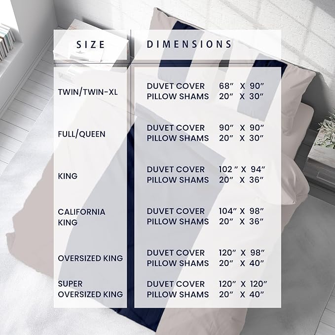 Kotton Culture 120"x98" 1 Pc Oversized King Duvet Cover Only 100% Egyptian Cotton - 600 TC Comforter Cover, Zipper Closure & Corner Ties - Fits Large King Inserts (Oversized King, Dashing Blue)