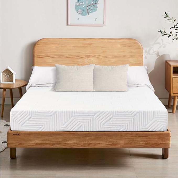 6 Inch Queen Size Mattress, Gel Memory Foam Mattress Queen Mattresses Medium Firm Mattresses for Pressure Relief,Mattress in a Box,CertiPUR-US Certified