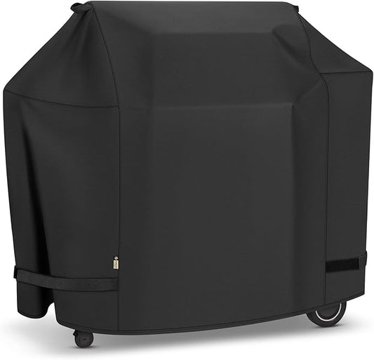 Grill Cover Compatible with Traeger Ironwood 885, Heavy Duty Waterproof Pellet Somker Cover Full Length Outdoor BBQ Grill Accessory BAC513