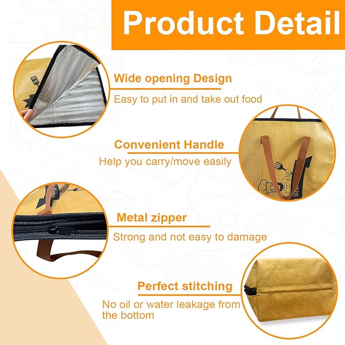 Thickened Insulation BBQ Blanket - Meat Resting Blanket, Locks in Juices, Wide Opening Design, Reusable for Large Brisket, Pork Shoulder, Turkey, Easy Clean, Portable - BBQTools,Gift Accessories