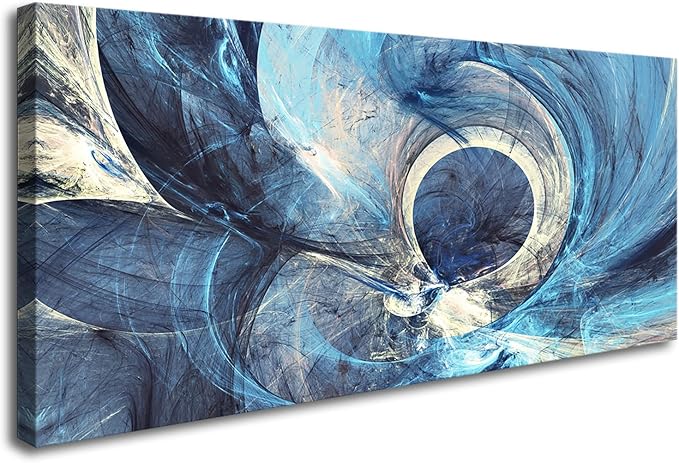 YYYYHPP YP1262 Abstract Wall Art Modern Minimalist Abstract Canvas Painting Blue Canvas Wall Art Print Painting for Wall Decor Home Decor