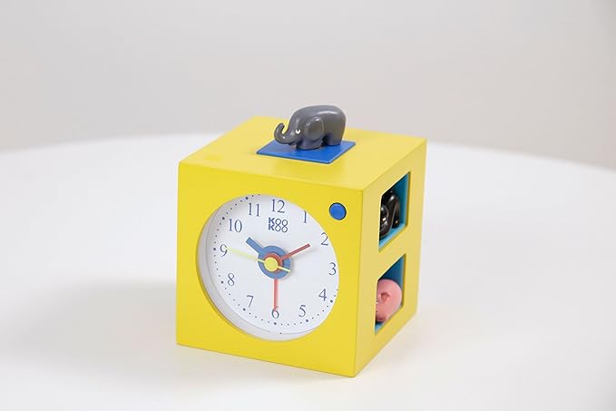 KOOKOO KidsAlarm Yellow, with 5 Different Farm Animals and Their Wake-up Calls (Natural Field Recordings)