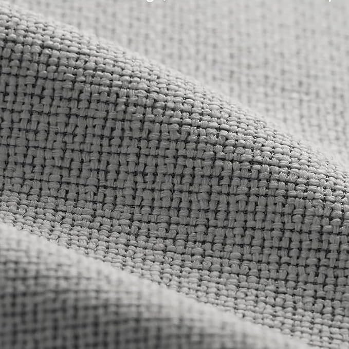 Pipishell 89" 3 Seater Sofa Couch with Deep Seats & Wide Armrests, Supportive Futon with Thickened Cushion, Comfy Cotton-Linen Couches for Living Room,Removable & Washable Covers,Grey