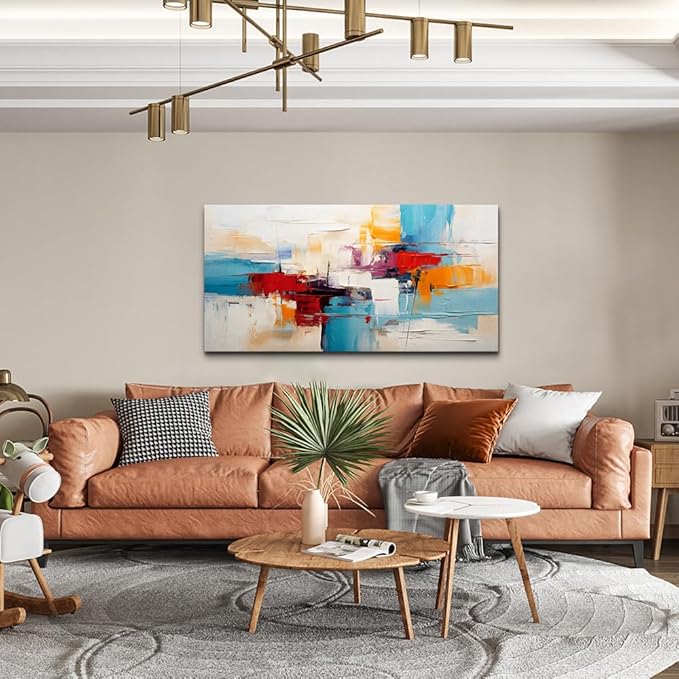 hyidecorart Minimalism Abstract Wall Paintings Large Wall Art For Living Room Canvas Wall Decor For Bedroom Office Decorations Modern Wall Pictures Canvas Artwork Home Decor Poster Ready to Hang