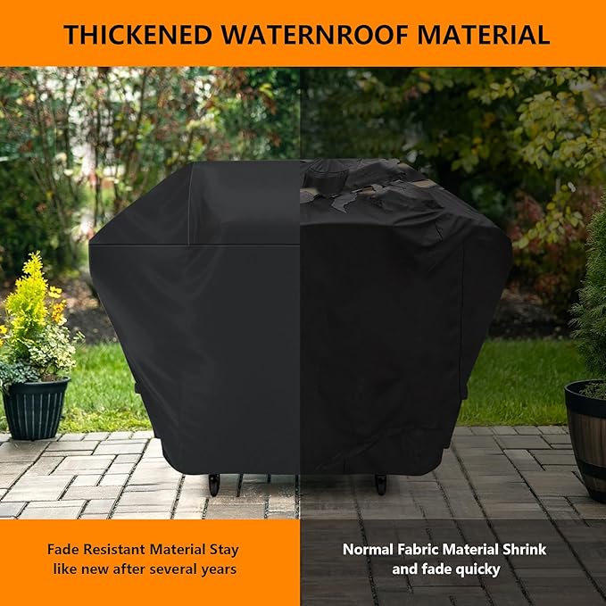 Outdoor Heavy Duty Waterproof Pellet Grill Cover for Ninja FlexFlame PG300 Series, XSKPGCVR Upgrades Premium Grill Cover Lightweight and Durable, UV and Water-Resistant Grill Accessories,Black