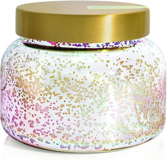 Capri Blue Mercury Iridescent Scented Candles for Home - Long Lasting Decorative Jar Luxury Candles - Gifts for Women & Men - Soy Wax Blend - Aloha Orchid (28 oz)
