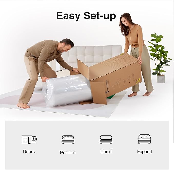 Novilla 8 inch Queen Mattress, Foam and Spring Hybrid Mattress Queen Size with Adaptive Foam for Pressure Relieving & Breathable Comfort, CertiPUR-US Certified-Ideal for Youth & Guest Rooms