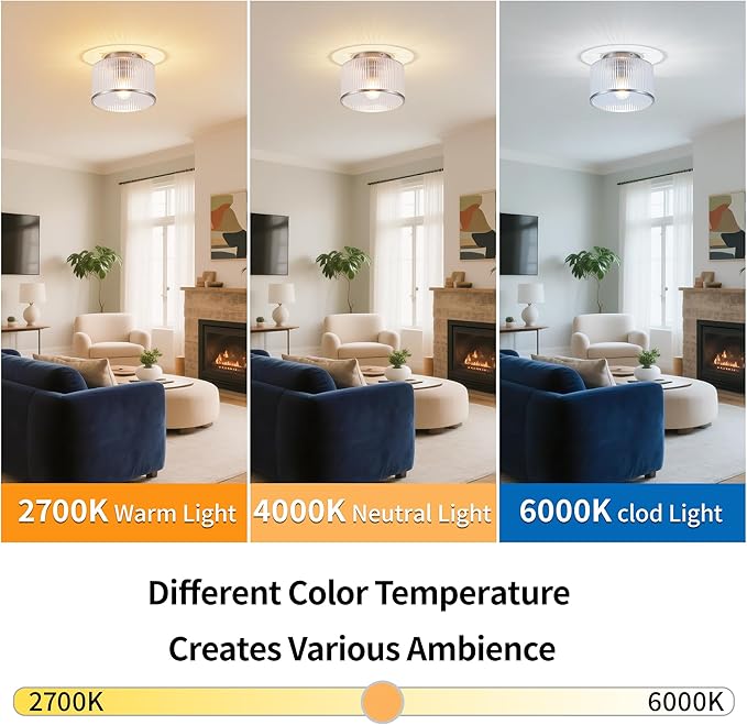 MAYNA Modern Nickel Semi Flush Mount Ceiling Light Fixture, 1-Light Glass Ceiling Light, Hallway Light Fixtures Ceiling Mount for Kitchen Entryway Bedroom Laundry Room