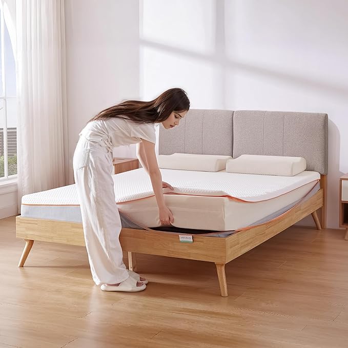 VECELO Charcoal Infused Memory Foam King Mattress 8 Inch, Medium Firm King Size Bed Mattress with Washable Cover for King Bed Frame, Pressure Relieve, Fresh Cooling Comfort