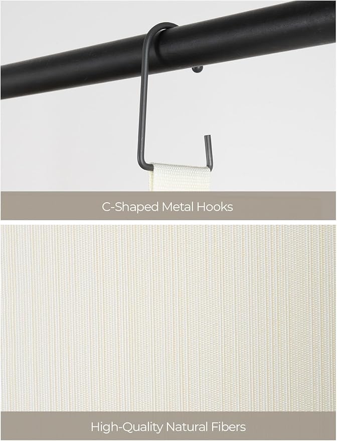 StorageWorks Hanging Closet Organizer, 3-Shelf Hanging Closet Shelves with Top Shelf, 19 ¾"W x 12" D x 31" H, Extra-Large Space, Ivory White