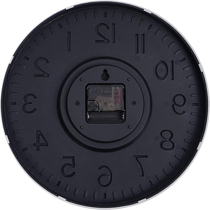 HZDHCLH White Analog Wall Clocks Battery Operated,12 inch Silent Non Ticking Modern Wall Clock for Living Room Bedroom Kitchen Office Classroom Decor