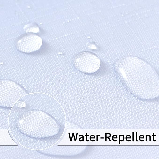 96 inch Blue Shower Curtains for Bathroom, Ombre Textured Fabric Long Shower Curtain Set with 12 Hooks, Machine Washable, Navy Indigo Blue Bathroom Decor 72 x 96 Extra Long