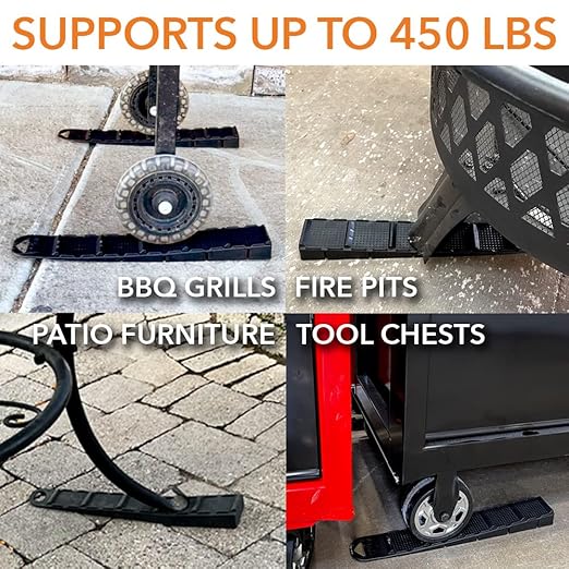 Gator Tail - Leveling Shims for Grill - Plastic Wedges for Smokers, BBQs and Griddles - Cabinet Leveling Blocks- Hard Leveling Wedge - 2 Pack