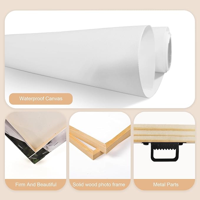 Custom Graduation Canvas Prints with Your Photos,Graduation Decorations, Personalized Graduation Canvas Wall Art Gifts Idea for Daughter, Son, Sibling or Friend (8" X 8")