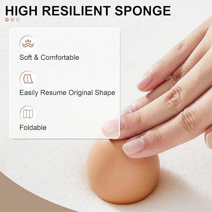 Crestlive Products Sunbrella Chaise Lounge Cushions Set of 2, Outdoor Cushions for Patio Furniture, Waterproof Lounge Chair Cushions for Pool, Deck, Lawn, 72''L x 21''W, Canvas Antique Beige